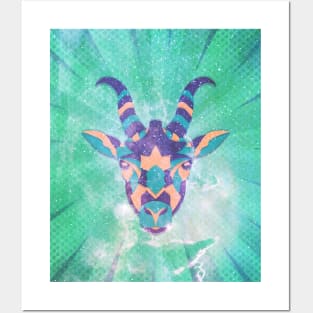 Capricorn Astrological sign Posters and Art